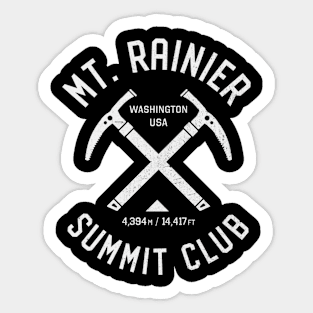 Mount Rainier Summit Club I Climbed Mount Rainier Sticker